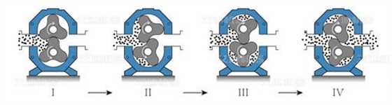 U乐国际机器弹性体螺旋凸轮泵的工作原理图
